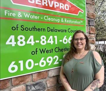 Becky Gretzula, team member at SERVPRO of Southern Delaware County